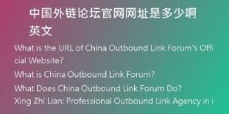 中国外链论坛官网网址是多少啊英文
