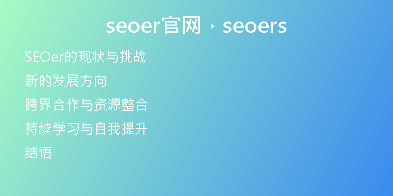 seoer官网,seoers