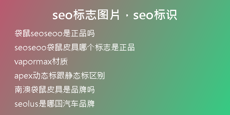 seo标志图片，seo标识